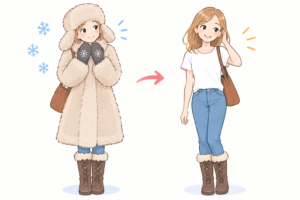 冬のヨーロッパ 服装